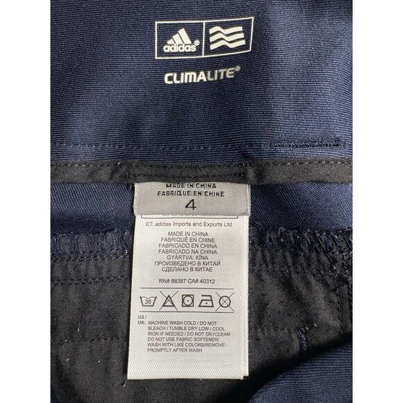 Adidas Climalite Women's Golf Navy Solid Ankle Pants Size 4 Mid-Rise - Picture 3 of 8